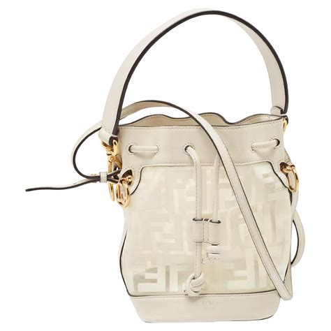 fendi mon tresor pvc white|fendi bucket bag sale.